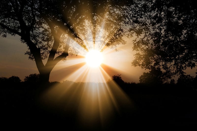 Sunlight through window